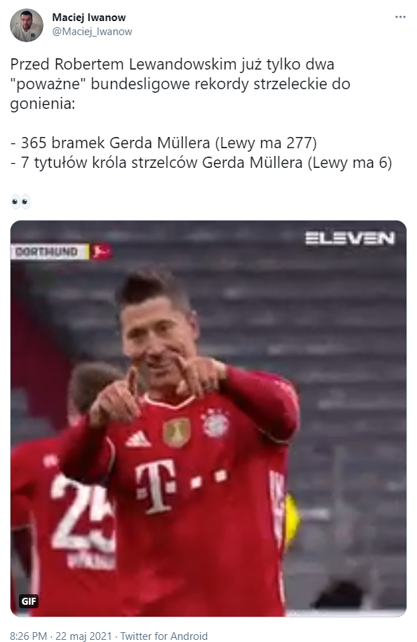 Jeszcze DWA REKORDY do pobicie przed Robertem Lewandowskim ;)